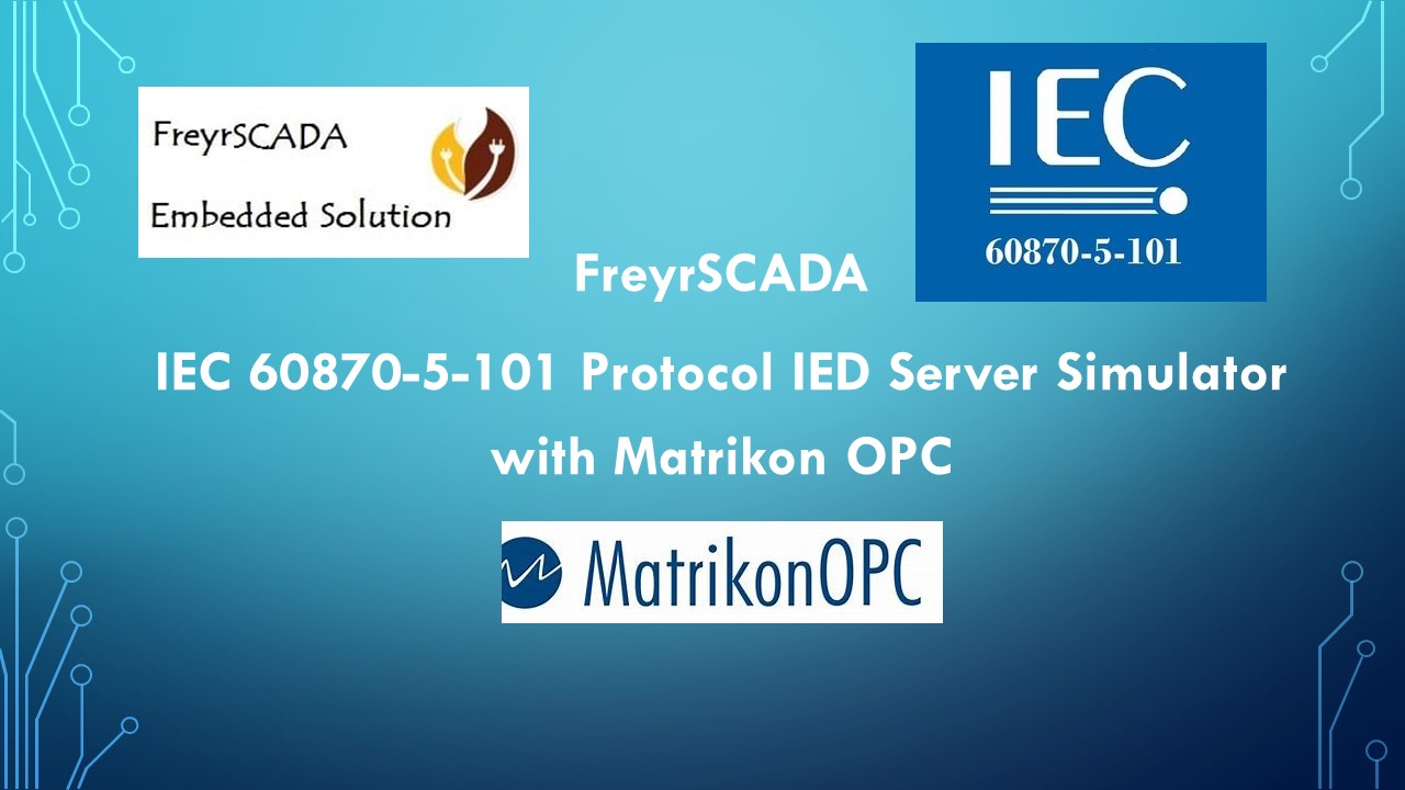 IEC 101 Server Simulator with Matrikon opc